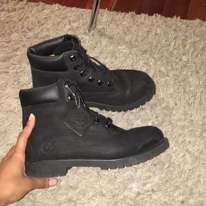 Black Timberland Boots 7y